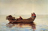 Three Boys in a Dory with Lobster Pots by Winslow Homer